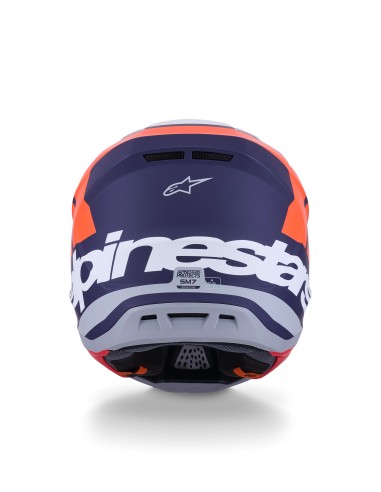 CASCO S-M7 CORE ECE 22.06 ORANGE BLUE MATT