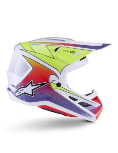 CASCO S-M7 FUSE ECE 22.06 WHITEYELLOW FLUO PURPLE GLOSSY