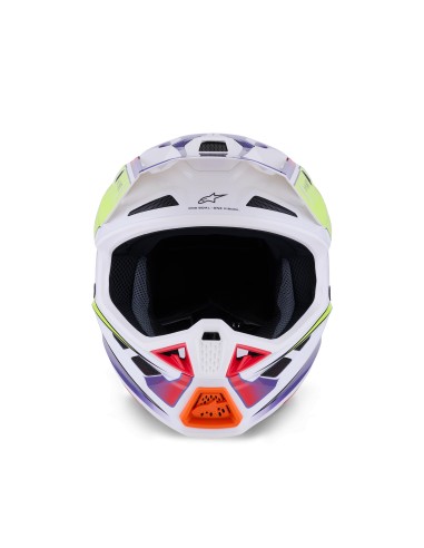 CASCO S-M7 FUSE ECE 22.06 WHITEYELLOW FLUO PURPLE GLOSSY