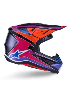 CASCO S-M7 FUSE ECE 22.06 BLUE PURPLE PINK GLOSSY
