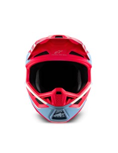 CASCO S-M7 BEAST COAST ECE 22.06 EDICIÓN LIMITADA LIGHT GRAY HOT ORANGE MATTE 2
