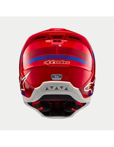 CASCO S-M5 ACTION 2 ECE 22.06 BRIGHT RED BLUE GLOSSY
