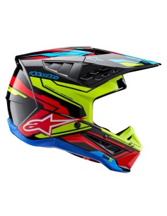 CASCO S-M5 ACTION 2 ECE 22.06 BLACK YELLOW FLUO BRIGHT RED G