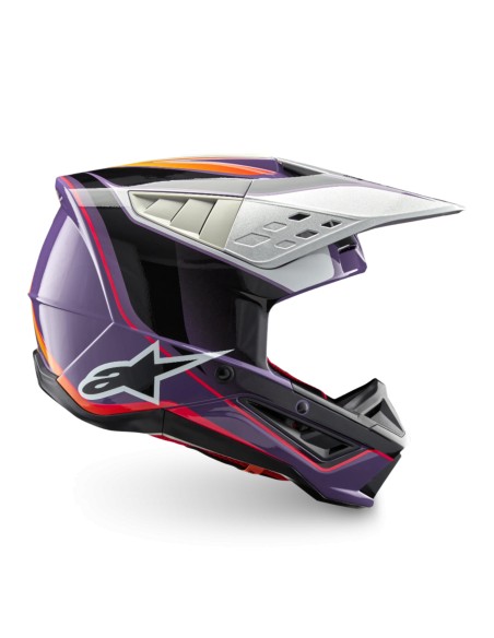 CASCO S-M5 SAIL ECE 22.06 VIOLET BLACK SILVER GLOSSY
