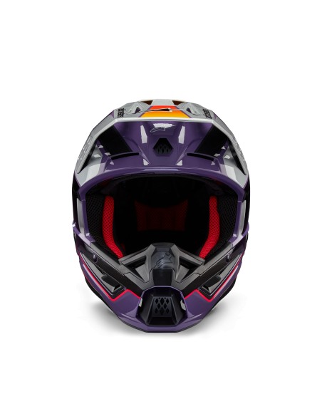 CASCO S-M5 SAIL ECE 22.06 VIOLET BLACK SILVER GLOSSY