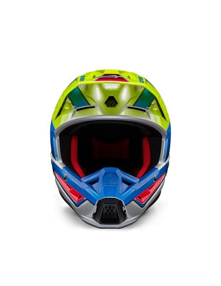 CASCO S-M5 SAIL ECE 22.06 YELLOW FLUO ENAMEL BLUE SILVER GLOSSY