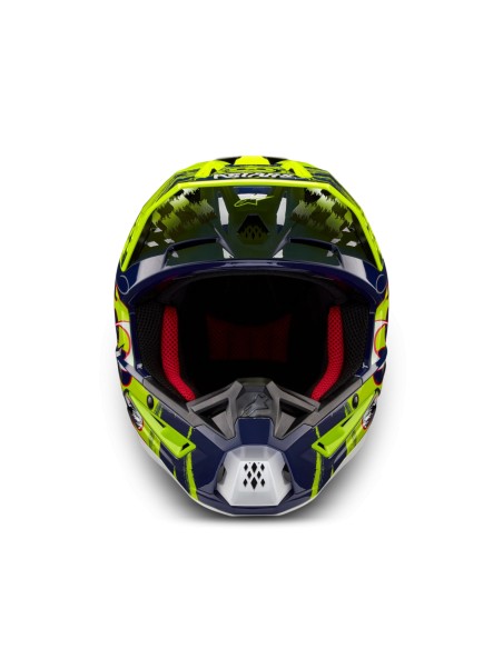 CASCO S-M5 RASH ECE 22.06 NIGHT NAVY YELLOW FLUO GLOSSY