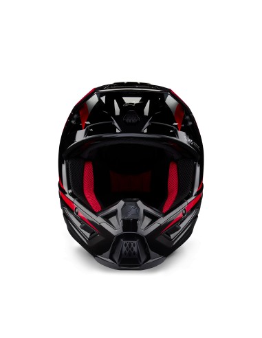 CASCO HONDA S-M5 ECE 22.06 BLACK RED GLOSSY