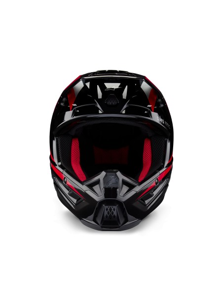 CASCO HONDA S-M5 ECE 22.06 BLACK RED GLOSSY