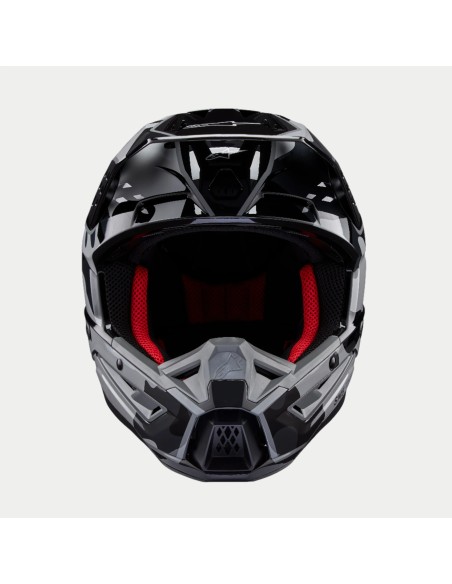 CASCO S-M5 ROVER 2 ECE 22.06 BLACK SILVER GLOSSY