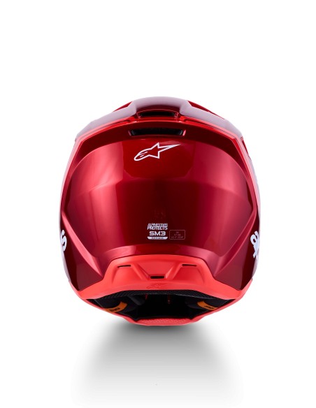 CASCO S-M3 RADIUM ECE 22.06 RED MOT RED FLUO WHITE GLOSSY