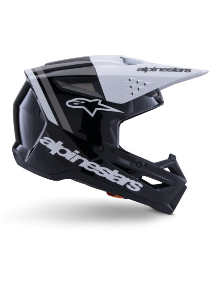 CASCO S-M3 RADIUM ECE 22.06 BLACK WHITE GRAY GLOSSY