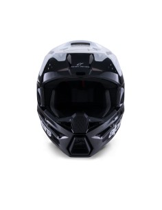 CASCO S-M3 RADIUM ECE 22.06 BLACK WHITE GRAY GLOSSY 2
