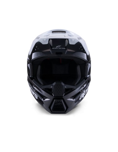 CASCO S-M3 RADIUM ECE 22.06 BLACK WHITE GRAY GLOSSY