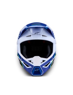CASCO S-M3 FALCON ECE 22.06 BLUE WHITE BLACK PINK FLUO YELLOW FLUO GLOSSY 2