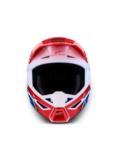 CASCO S-M3 FALCON ECE 22.06 RED FLUO WHITE BLUE YELLOW FLUO GLOSSY 2