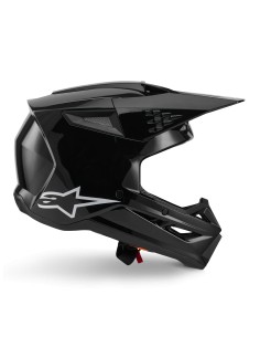 CASCO S-M3 SOLID ECE 22.06 BLACK GLOSSY