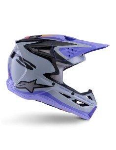 CASCO S-M3 JETTSON ECE 22.06 GRAY PURPLE BLACK GLOSSY