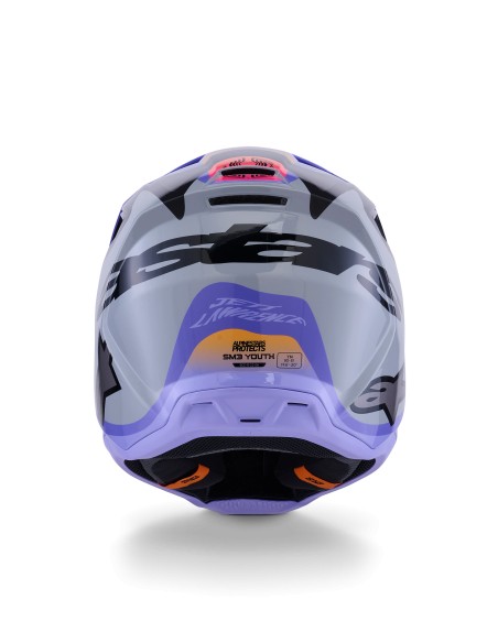 CASCO S-M3 JETTSON ECE 22.06 GRAY PURPLE BLACK GLOSSY
