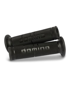 PUÑOS DOMINO ROAD RACING NEGROS Abierto D 22 mm 120 mm