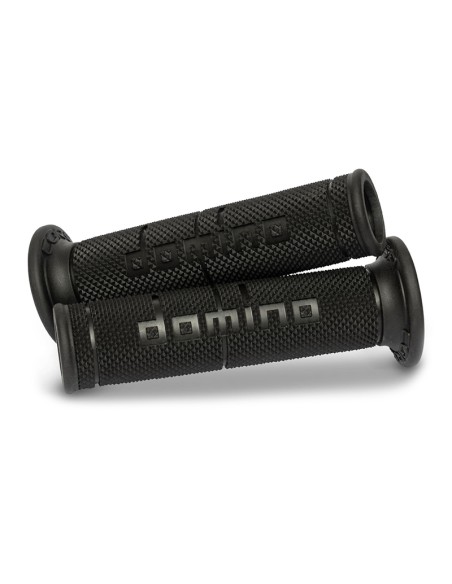 PUÑOS DOMINO ROAD RACING NEGROS Abierto D 22 mm 120 mm