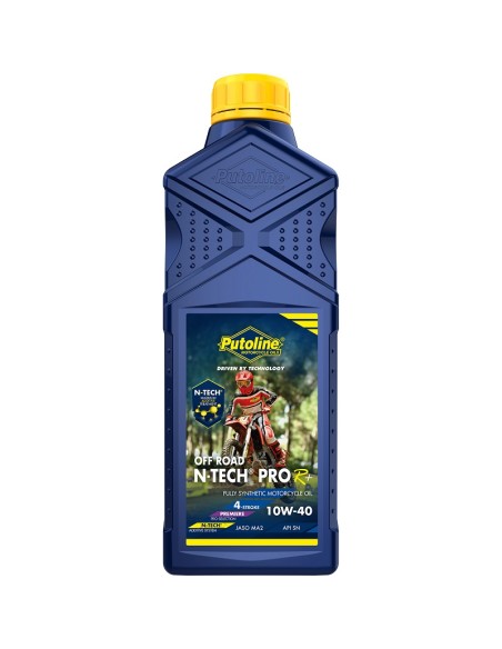 1 L botella Putoline  N-Tech Pro R+ Off Road 10W-40 