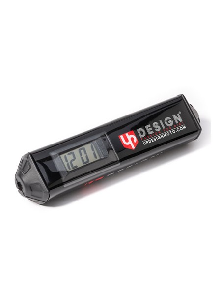 Protector manillar cilindrico Up design con reloj   