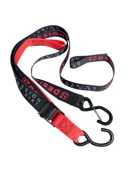 Correa de transporte Up design negra-roja 