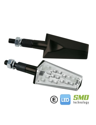 DUKE, INTERMITENTES CON LED - 12V LED - NEGRO 