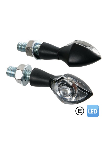 PIXIA, INTERMITENTES CON LED - 12V LED - NEGRO 