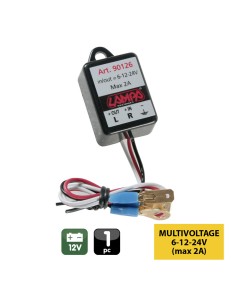 FLASHER, INTERMITENCIA ELECTRÓNICA - 6/12/24V - 2A 