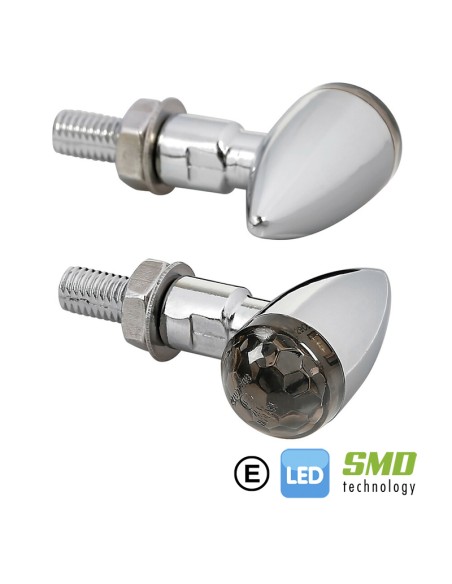 DROP, INTERMITENTES DE LED - CROMO 