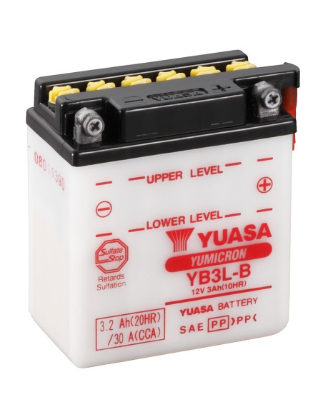 Batería Yuasa YB3L-B Combipack Convencional