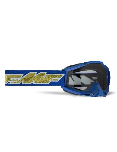 FMF POWERBOMB GOGGLE ROCKET DEEP NAVYGOLD CLEAR LENS  