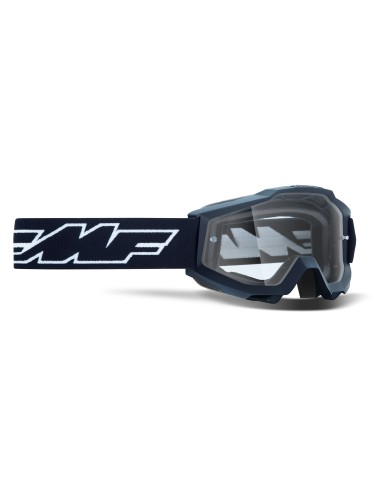FMF POWERBOMB YOUTH (JUNIOR) GOGGLE ROCKET BLACK - CLEAR LENS 