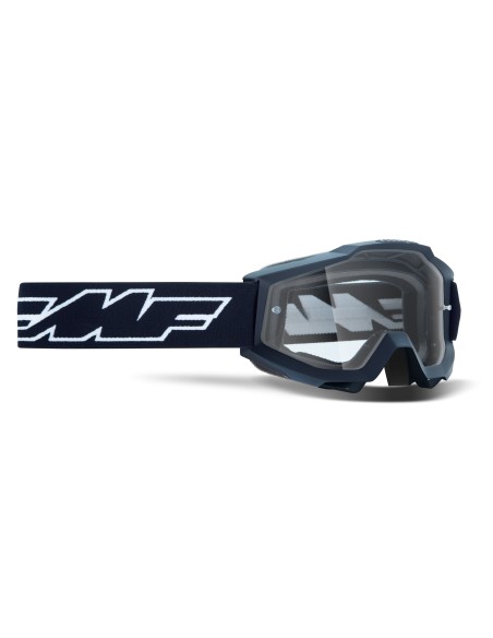 FMF POWERBOMB YOUTH (JUNIOR) GOGGLE ROCKET BLACK - CLEAR LENS 