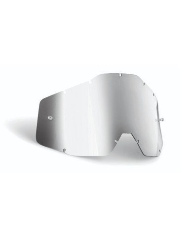 FMF POWERBOMB/POWERCORE REPLACEMENT - SHEET MIRROR SILVER LENS 