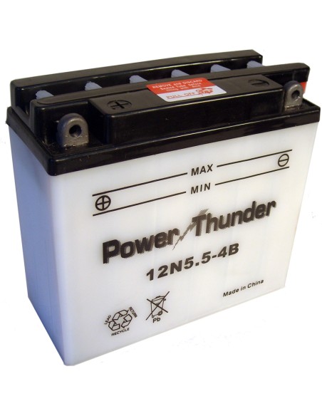 Batería Power Thunder 12N5.5-4B Convencional