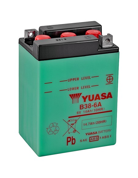 Batería Yuasa B38-6A Convencional