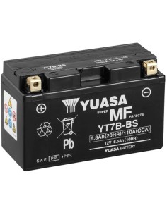 Batería Yuasa YT7B-BS Sin Mantenimiento