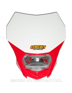 Portafaro Circuit Circuit Bagus Rojo Fluor-Blanco 