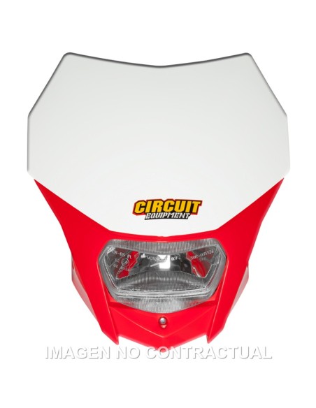 Portafaro Circuit Circuit Bagus Rojo Fluor-Blanco 