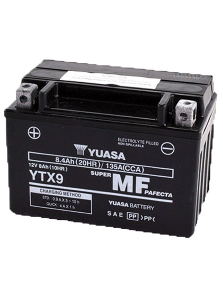 Batería Yuasa YTX9-WC Precargada
