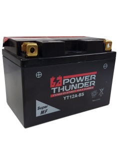 Batería Power Thunder CT12A-BS Sin Mantenimiento