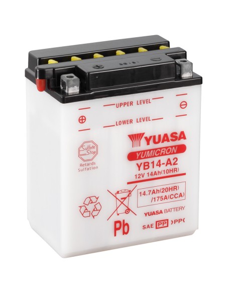 Batería Yuasa YB14-A2 Combipack Convencional