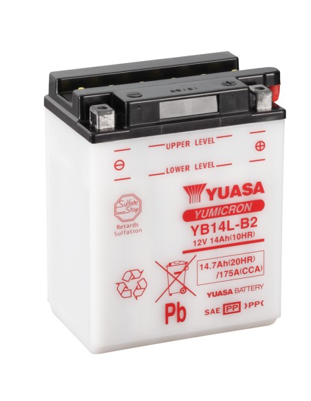 Batería Yuasa YB14L-B2 Combipack Convencional