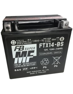Batería Furukawa FTX14-BS Sin Mantenimiento