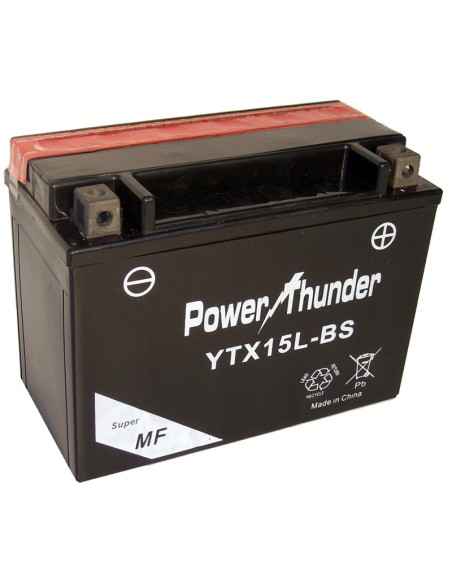 Batería Power Thunder CTX15L-BS Sin Mantenimiento