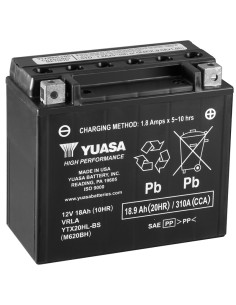 Batería Yuasa YTX20HL-BS High Performance