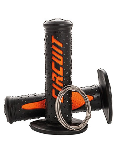 Puños Circuit Elektra negro-naranja 